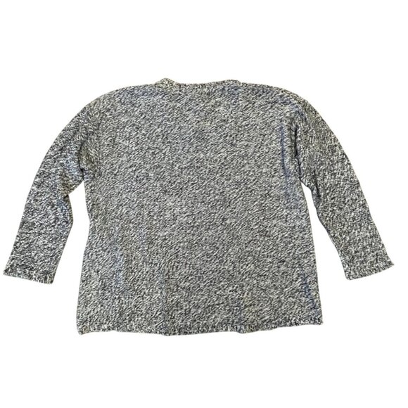 Philosophy black & white sweater XXL 2XL pullover long sleeve cotton - Picture 7 of 7